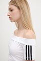 adidas Originals tricou Bandeau Ss alb JV9741
