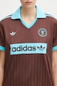 adidas Originals t-shirt Football Tee brązowy JY3542