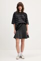adidas Originals tricou din bumbac Striped Ss Tee KF2321 negru AW25