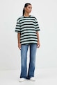 adidas Originals t-shirt Striped Ss Tee KF2322 zielony AW25