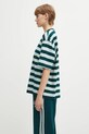 adidas Originals tricou Striped Ss Tee KF2322 verde AW25