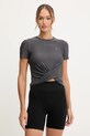 Hummel t-shirt do jogi z elastanem szary 230452