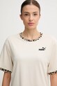 Puma t-shirt bawełniany beżowy 688082.