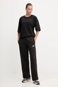 Puma t-shirt bawełniany 688148.D czarny AW25