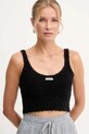 Patrizia Pepe top cu lână negru 2K0354.K222