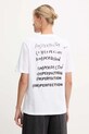 Îmbrăcăminte Patrizia Pepe tricou din bumbac 2M4521.J365 alb