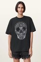 AllSaints t-shirt SHKULL regular czarny W146JC
