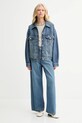 Хлопковый топ Marc O'Polo 506211250053 зелёный AW25
