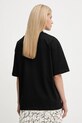 Odzież Just Cavalli t-shirt bawełniany 79PAHT06.CJ518 czarny