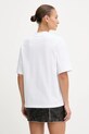 Odzież Just Cavalli t-shirt bawełniany 79PAHT01.CJ518 biały