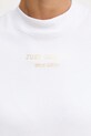Just Cavalli t-shirt bawełniany 79PAHT01.CJ518 biały