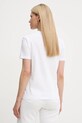 Odzież Just Cavalli t-shirt bawełniany 79PAHE23.CJ110 biały