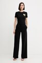 Just Cavalli t-shirt 79PAHT08.CJ502 czarny AW25