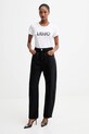 Liu Jo t-shirt bawełniany UF5266.JS904 biały AW25