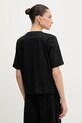 Odzież Liu Jo t-shirt bawełniany TF5143.JS003 czarny