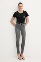 Liu Jo t-shirt bawełniany TF5287.JS923 czarny AW25