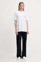 Abercrombie & Fitch tricou din bumbac KI157.5386.100 alb AW25