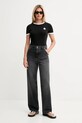 Μπλουζάκι Kenzo FF52TS1564SJ μαύρο AW25