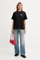 Kenzo pamut póló FF52TS5524SO fekete AW25