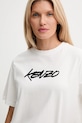 Kenzo tricou din bumbac Kenzo x Futura alb FF62TS5544SG