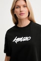 Bavlněné tričko Kenzo Kenzo x Futura černá FF62TS5544SG