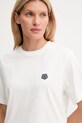Kenzo pamut póló fehér FF62TS5564SG