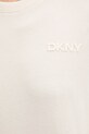 Dkny t-shirt bawełniany DP5T1372 beżowy