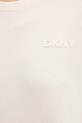 Dkny t-shirt bawełniany DP5T1372 beżowy