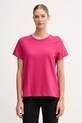 Dkny t-shirt bawełniany nadruk różowy DP5T1372