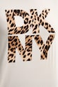 Dkny t-shirt bawełniany DP5T1364 beżowy