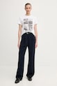 Dkny t-shirt DJ5T1526 biały AW25