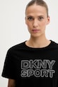 Dkny tricou din bumbac negru DP5T1346