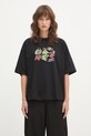 Carhartt WIP t-shirt bawełniany W' S/S Cream Of The Crop nadruk czarny I035244.89XX