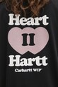 Carhartt WIP t-shirt bawełniany W' S/S Heart II Hartt I035259.89XX czarny