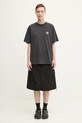 Хлопковая футболка Carhartt WIP W’ S/S Hudson I035138.895F чёрный
