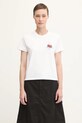 Carhartt WIP t-shirt bawełniany W' S/S Jake Garcia nadruk biały I035258.02XX
