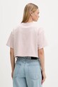 Odzież Vans t-shirt bawełniany VN000P5QO3N1 różowy