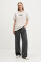 Vans t-shirt bawełniany VN000PRKEN91 beżowy AW25