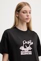 Vans t-shirt bawełniany czarny VN000RCDBLK1