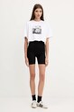Βαμβακερό μπλουζάκι Vans VN000RCHWHT1 λευκό AW25