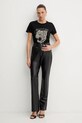 Guess t-shirt bawełniany W5BI32.K9RM1 czarny NC25