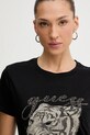 Guess t-shirt bawełniany czarny W5BI32.K9RM1
