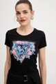 Guess t-shirt czarny W5BI29.J1314