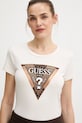 Guess t-shirt beżowy W5BI28.J1314