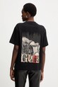 Guess t-shirt bawełniany nadruk czarny W5BI22.I3Z14