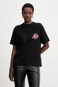 Odzież Guess t-shirt bawełniany W5BI22.I3Z14 czarny