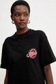 Guess t-shirt bawełniany czarny W5BI22.I3Z14