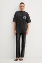 Guess t-shirt bawełniany W5BI19.I3Z14 szary NC25