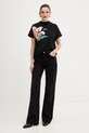 Хлопковая футболка Guess LILY W5BI16.I3Z14 чёрный AW25