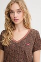 Levi's tricou din bumbac maro A3170.0050